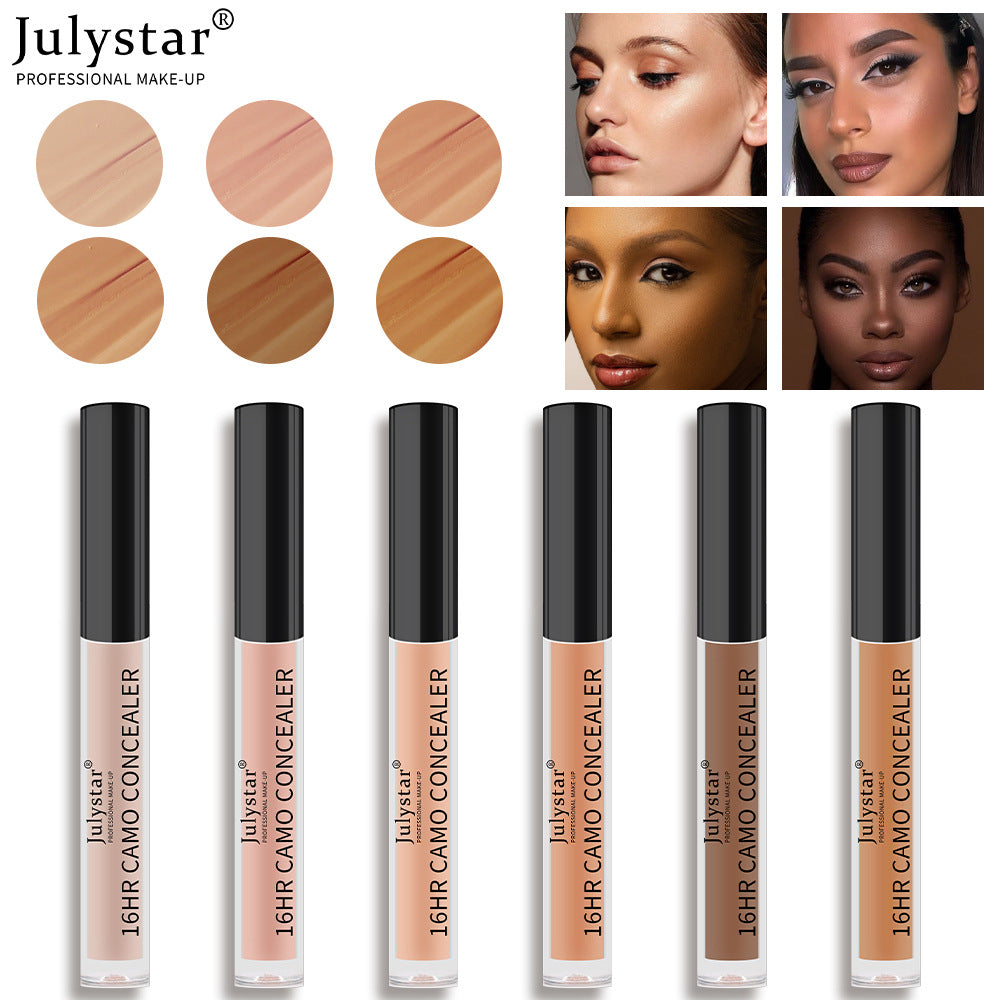 13.39 USD - New waterproof liquid concealer that doesn't require makeup remover, covering dark circles and acne marks.