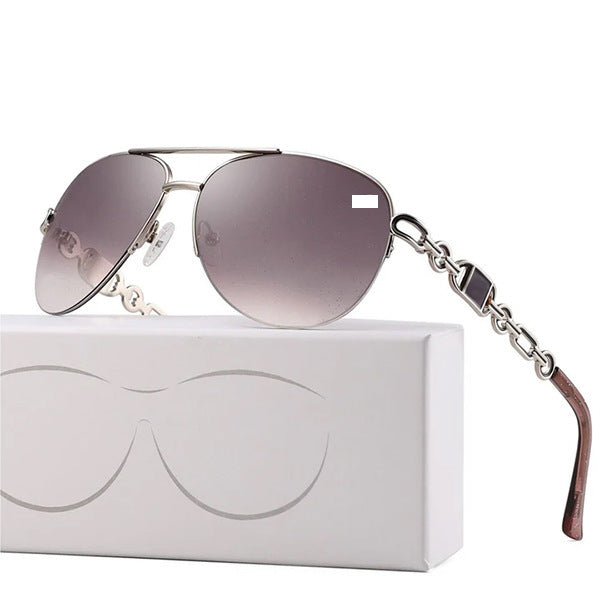 $12.79 - Women's sunglasses, gradient lenses, metal frame