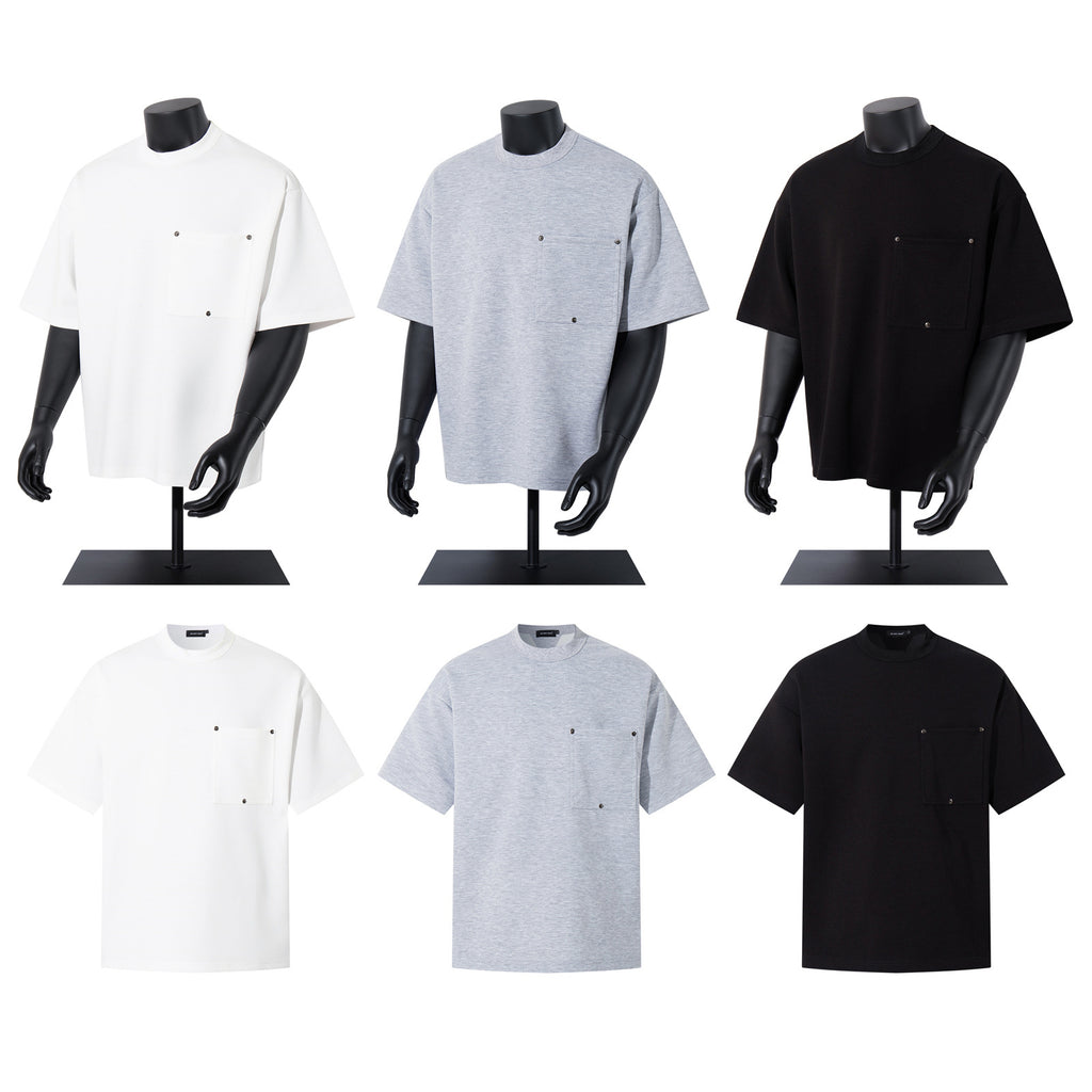 27,70 USD - T-shirt uni à manches courtes, coupe ample et tendance, idéal pour l'été, pour hommes, femmes et couples.