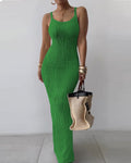 24.45 USD - Elegant Sleeveless Bodycon Maxi Dress for Women, Perfect for Summer.