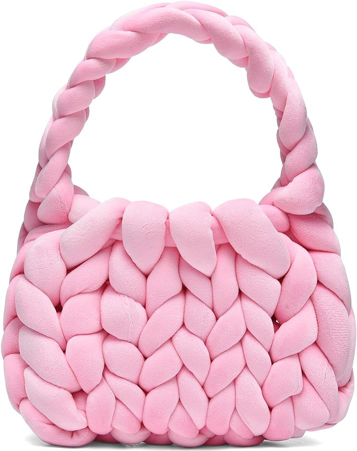 19.80 USD - Hand-woven messenger bag with a crystal velvet core.