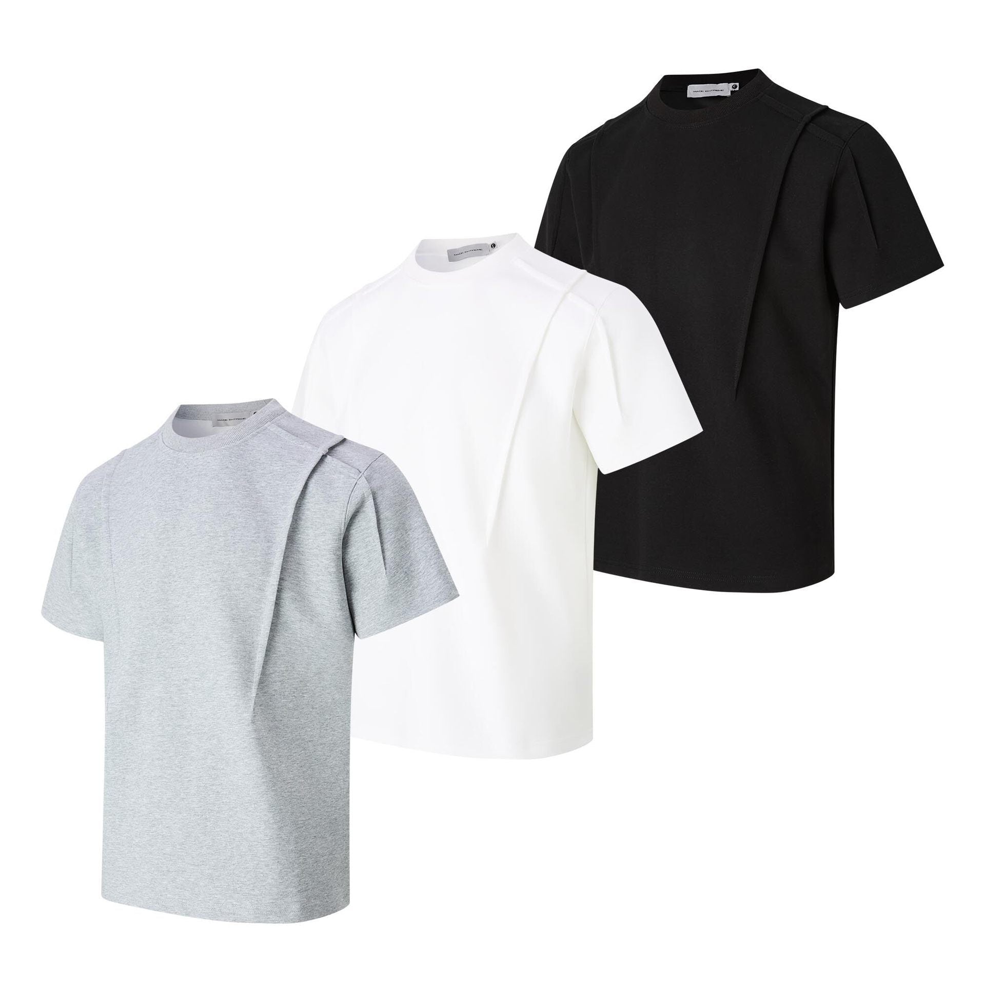 26.78 USD - T-shirt simple et ample à col rond et manches courtes pour hommes et femmes