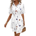 Robe blouse imprimée pour femme