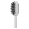Peigne à coussin d'air amélioré avec système de pression pour un nettoyage facile, idéal pour les cheveux longs des femmes. Peigne de massage avec coussin d'air.
