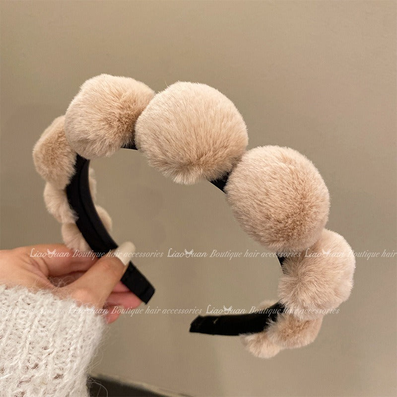 15.12 USD - Retro Plush Headband for Women, Compression Headband, Accessories