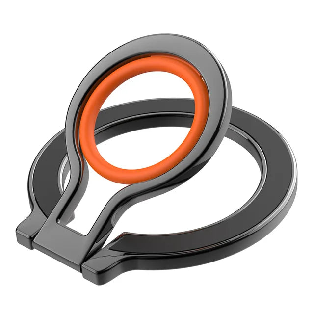 Magnetic rotatable ring holder for mobile phone – Adhesive backing – Compatible with iPhone MagSafe