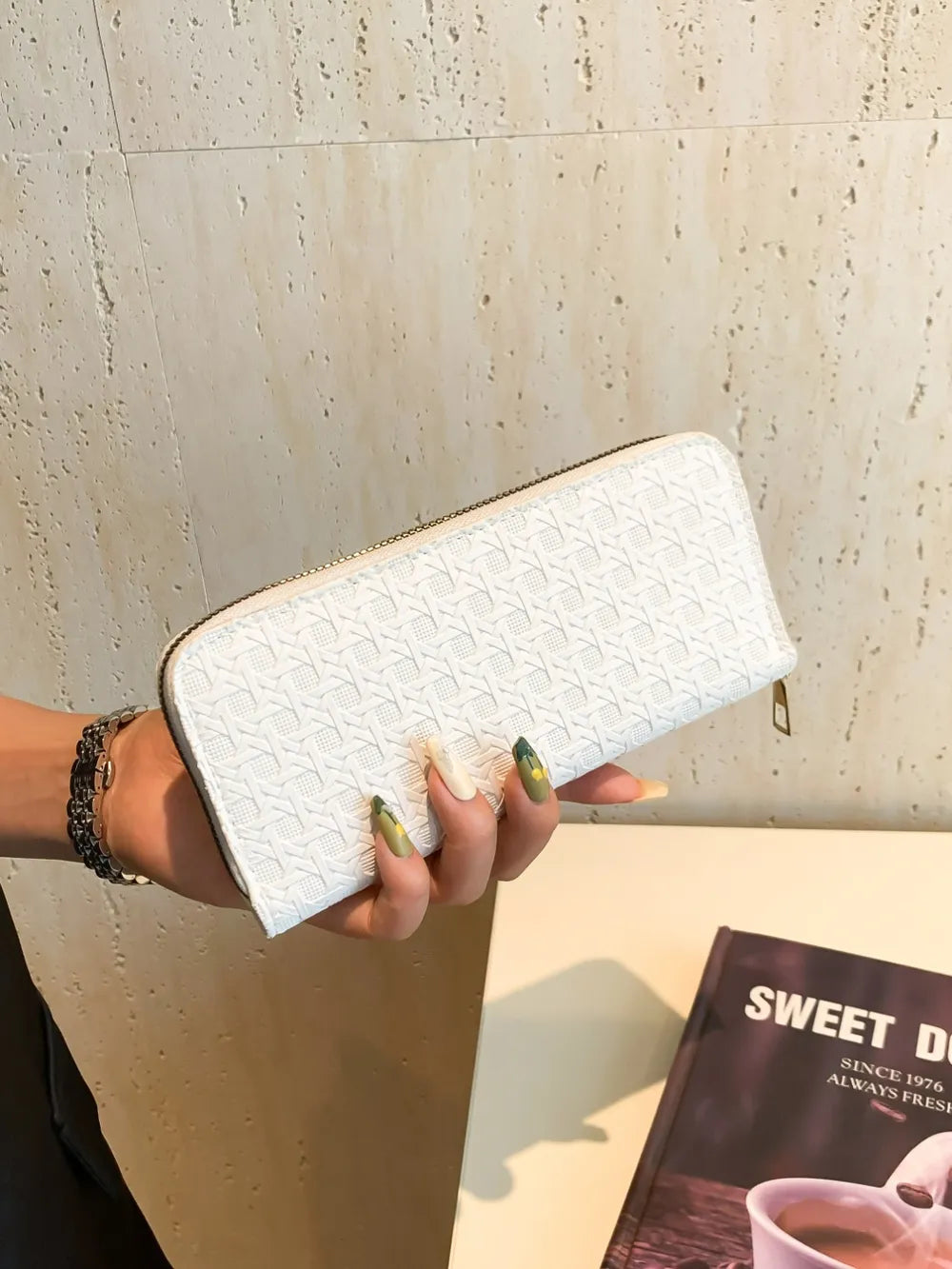 Solid Color PU Leather Wallet