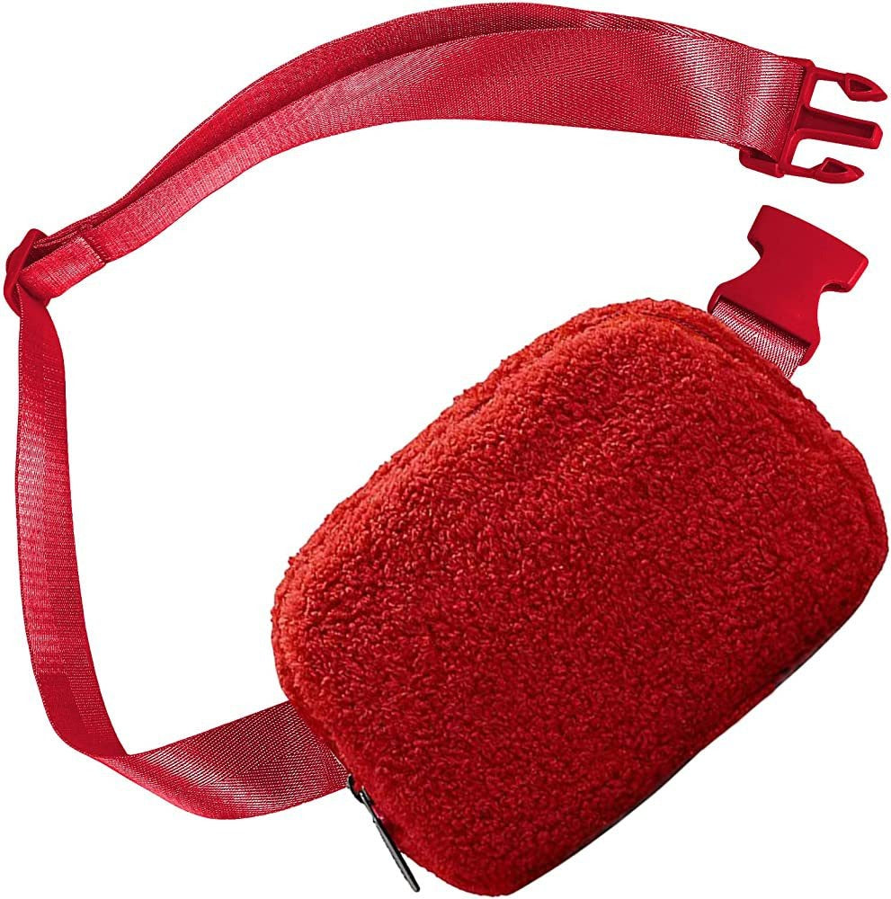 19.79 USD - Stylish Plush Fanny Pack for Women, Sport Chest Bag, Messenger Bag, Outdoor Sports Bag for Women.