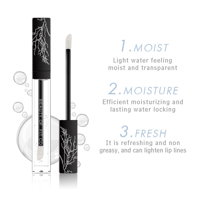 16,30 USD - Huile à lèvres transparente Fit Colors, gloss effet verre, gloss incolore, longue tenue, hydratation intense, superposition liquide