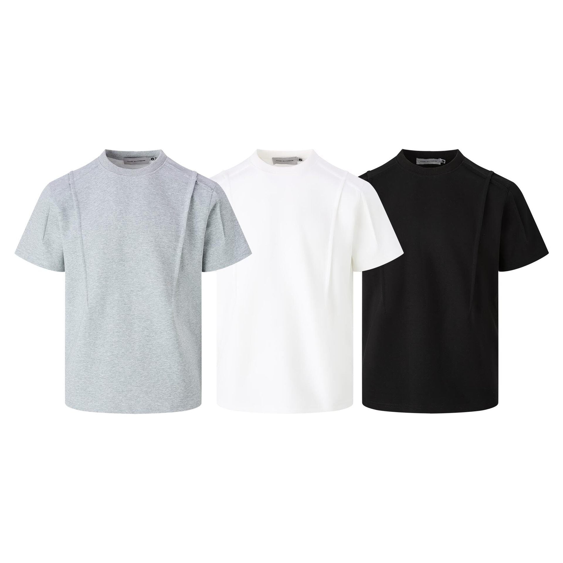 26.78 USD - T-shirt simple et ample à col rond et manches courtes pour hommes et femmes