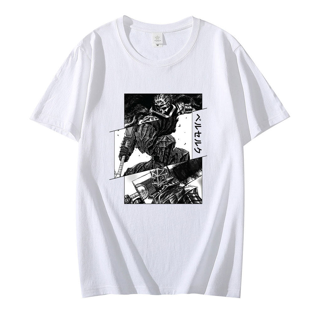 13,97 USD - T-shirt Berserk Guts pour homme, style manga, épéiste, Gatsu, sacrifice