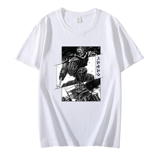 13.97 USD - Berserk Guts T-shirt for Men, Manga Style, Swordsman, Gatsu, Sacrifice