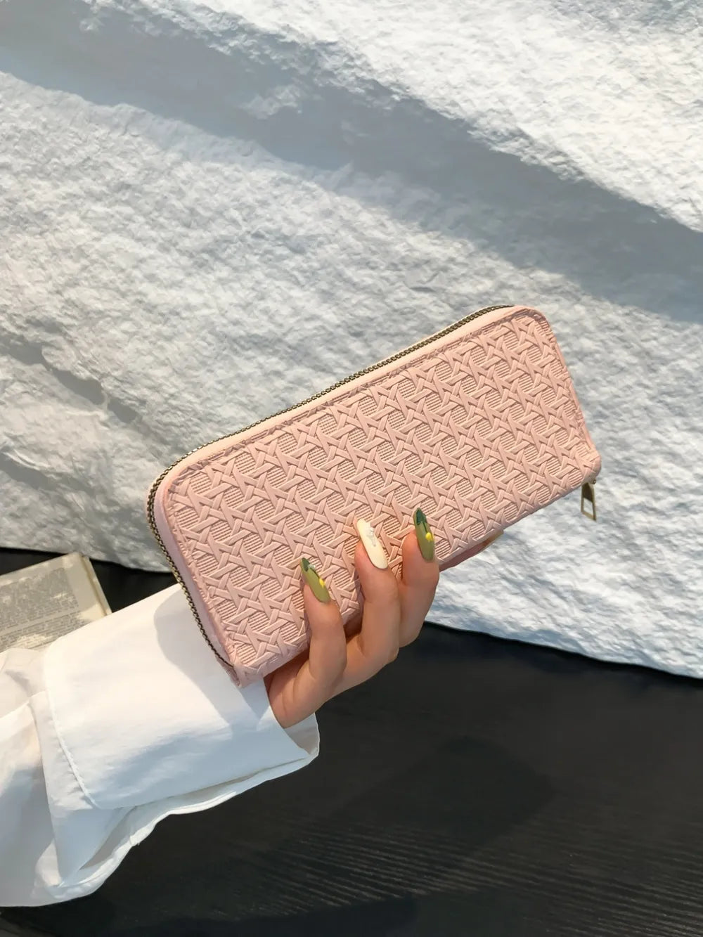 Solid Color PU Leather Wallet