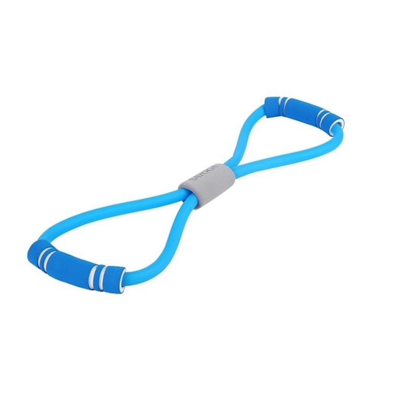 13.78 USD Corde élastique de résistance Yoga Gum Fitness 8 Word pour l'entraînement de la poitrine et le renforcement musculaire, idéale pour les exercices sportifs.