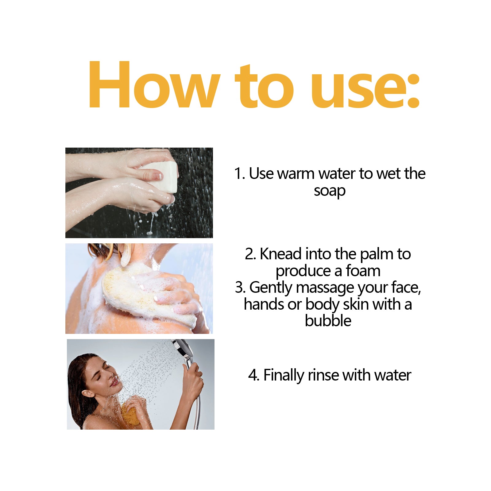 17.44 USD - Turmeric and Kojic Acid Soap, gently cleanses the face, fades spots, brightens the complexion, and moisturizes the skin for an even tone.