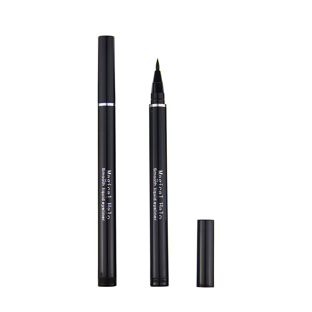 15,72 USD - Eyeliner liquide Magical Halo Black, waterproof, résistant à la transpiration, séchage rapide et longue tenue.