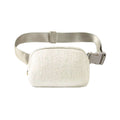 Bolso de peluche elegante para mujer, riñonera deportiva, bolso mensajero, bolsa de deporte exterior para mujeres.