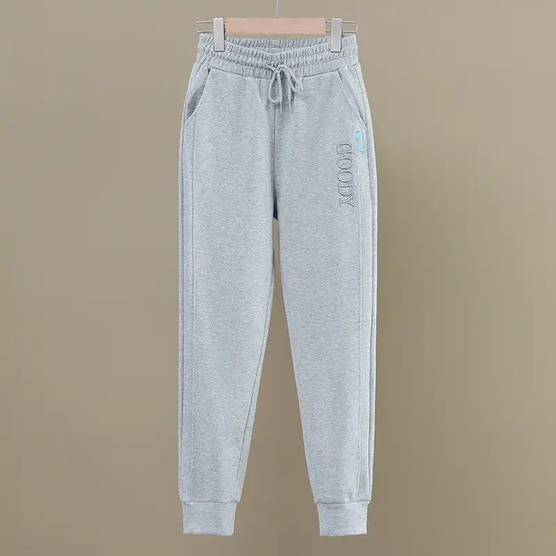 US$18.51 - Women's loose thick fleece winter trousers, elasticated slim waist and gathered hem, harem style.