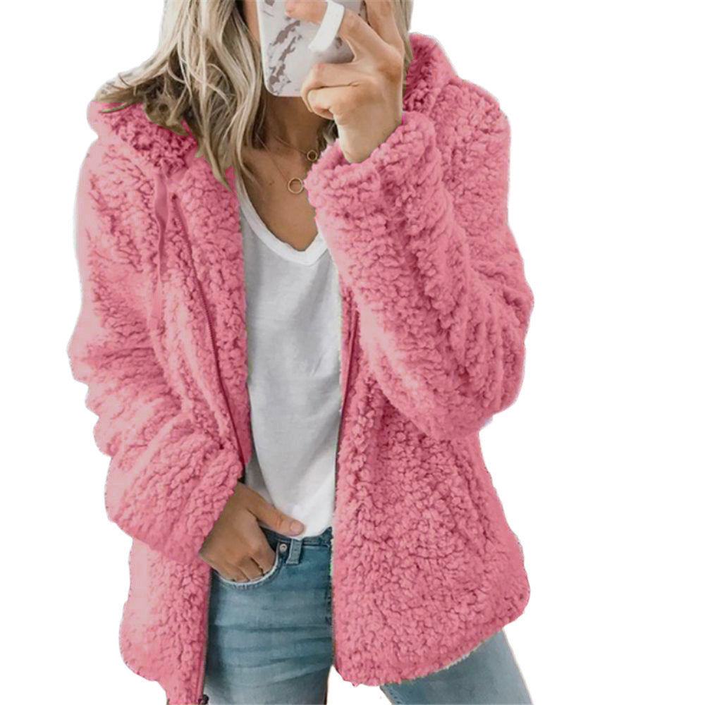 Women's Hooded Wool Coat, Autumn/Winter Outerwear