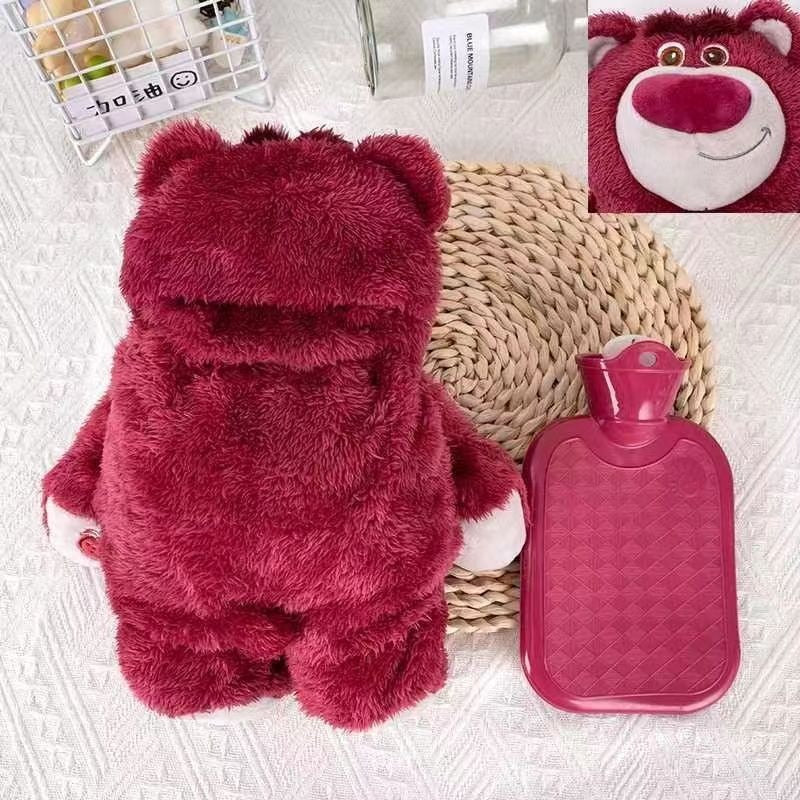 11.64/23.29 USD - Animated celebrity-inspired plush hot water bottle