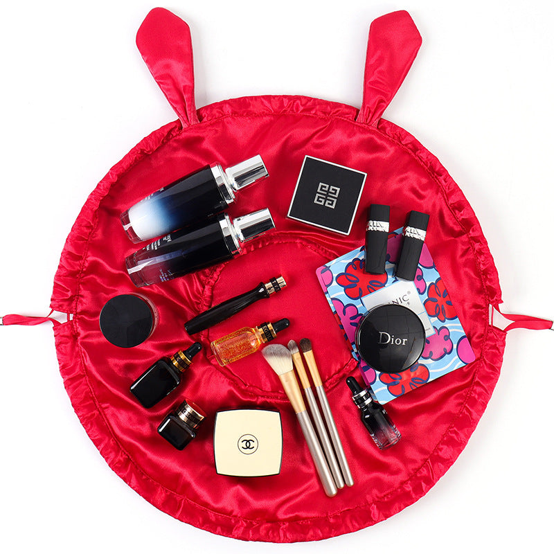 Bolsos de maquillaje para mujer, bolsas de terciopelo con cordón personalizables para esmalte de uñas, bolsas de cosméticos de terciopelo con cordón para mujer