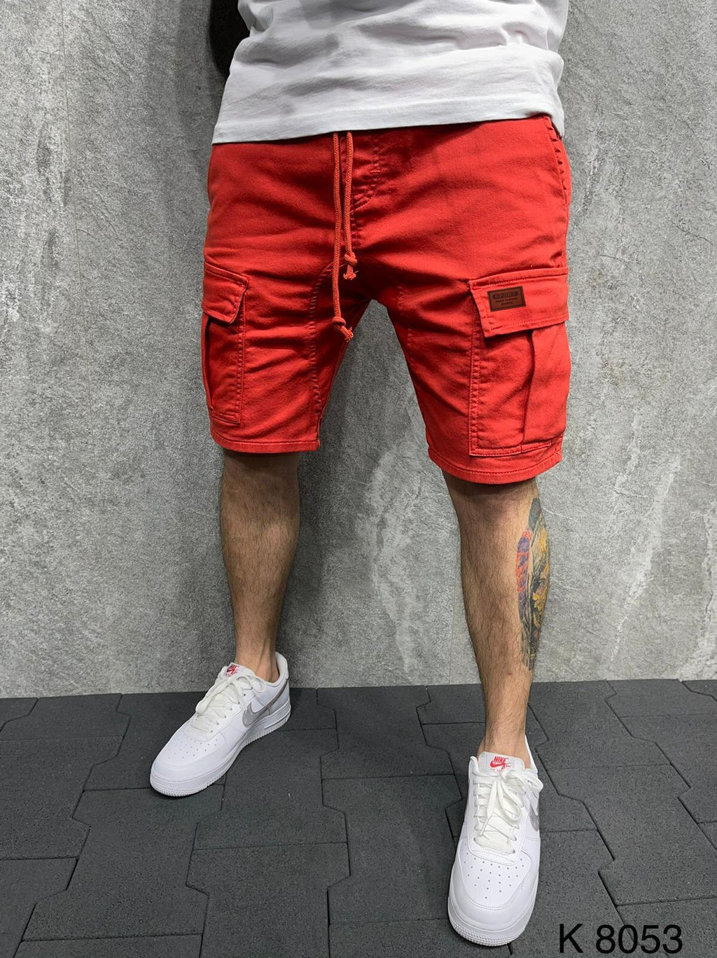 25,62 USD - Short cargo homme printemps-été, coupe décontractée, style bermuda, short court décontracté, style Stick a Skin Social.