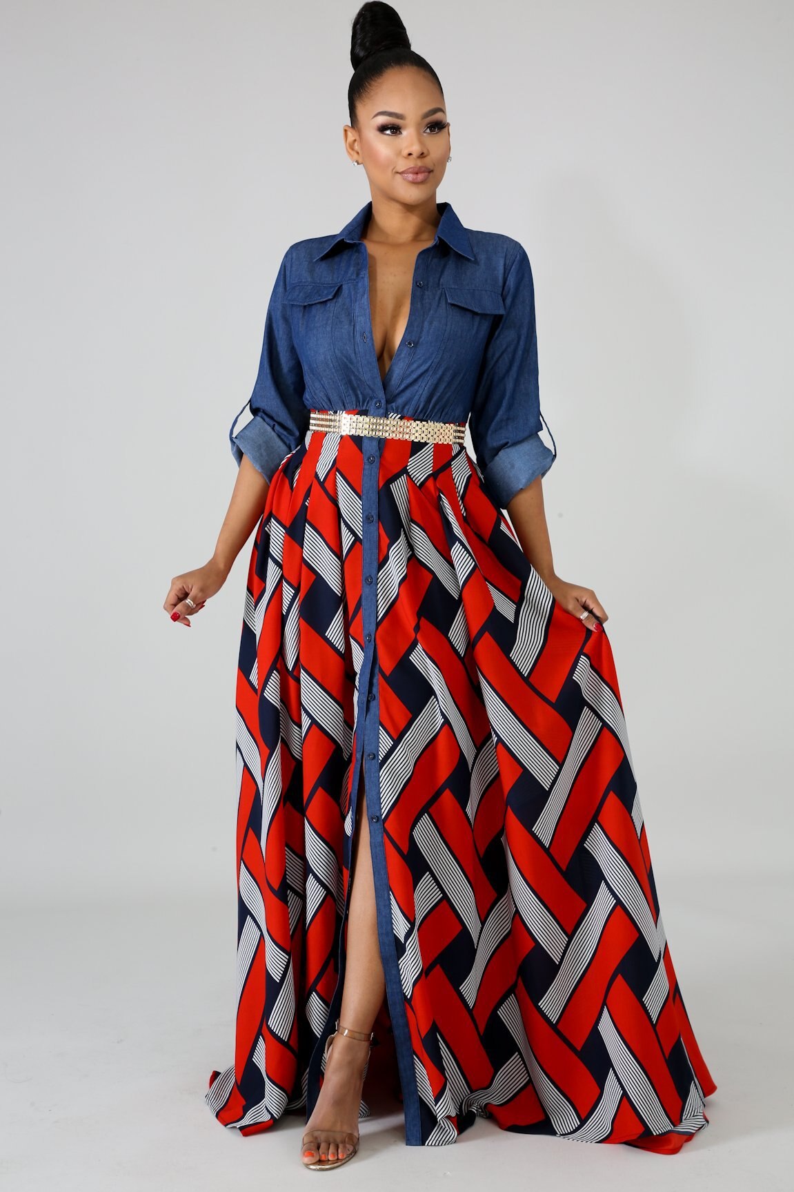 Robes africaines pour femmes – Mode printemps – Longue robe imprimée pour femme – Vêtements africains