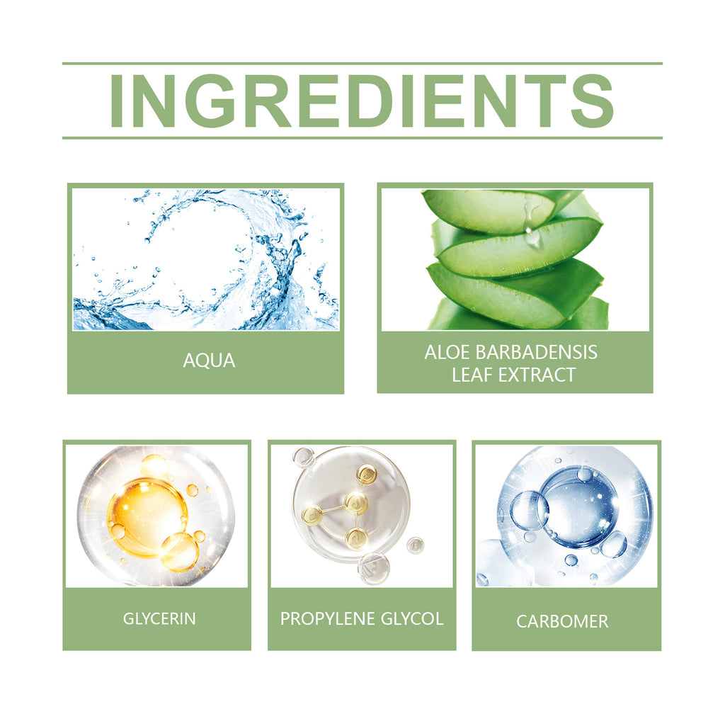 24.69 USD - Aloe Vera Soothing Gel, hydrating facial care, moisturizing care for acne-prone skin, soothing after-sun care, aloe vera gel cream