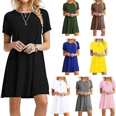 23,29 USD - Nouvelle robe à manches courtes