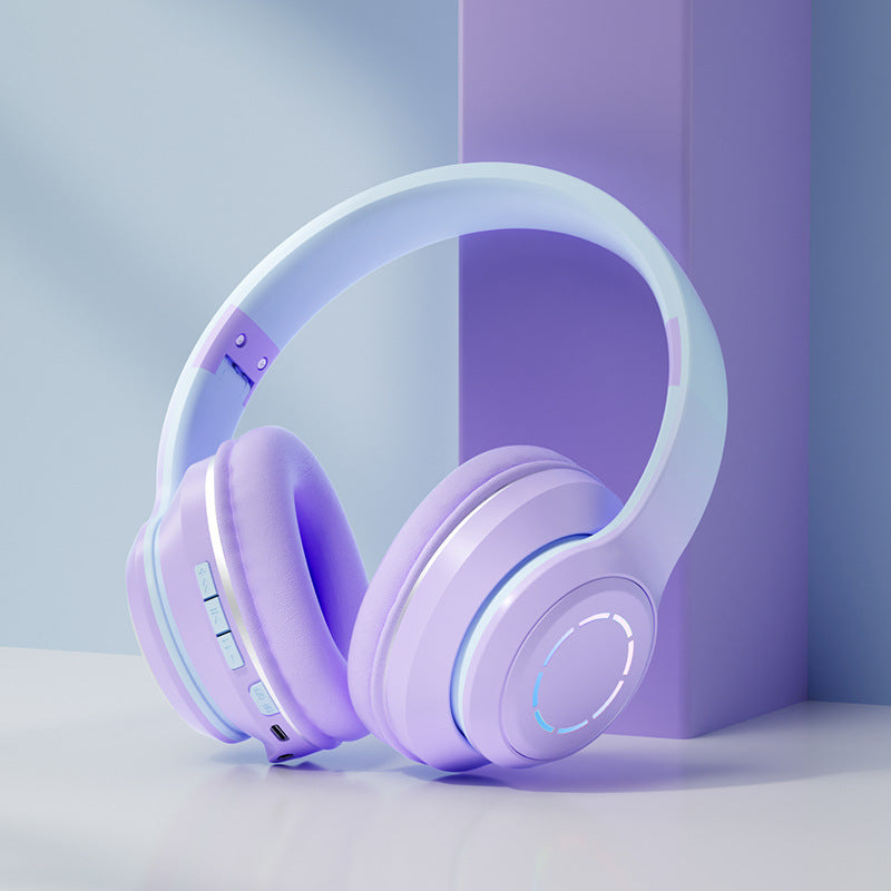 $23.29 - Gradient Bluetooth Earphones, Foldable In-Ear Headphones
