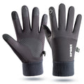 Gants d'extérieur pour hommes en hiver, chauds et moelleux, compatibles avec les écrans tactiles, antidérapants, coupe-vent et imperméables ; gants pour femmes en hiver.