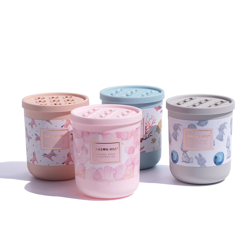 Solid Flameless Car Fragrance Balm, Aromatherapy, Bathroom and Toilet Air Freshener, Creative Car Incense