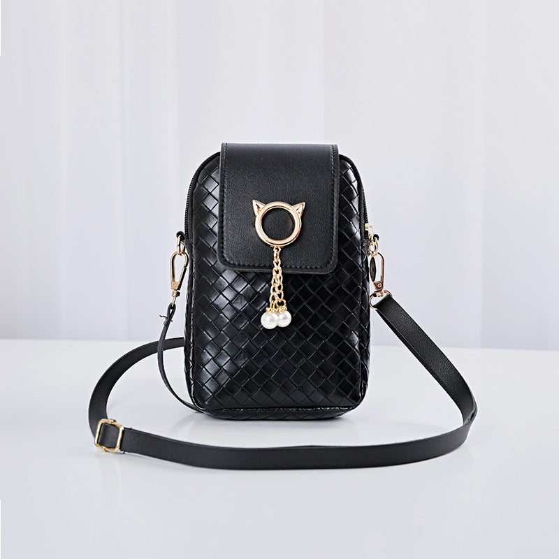 Trendy shoulder bag for women, mini cell phone bag, trendy messenger bag.