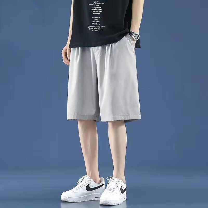 Breathable thin basketball sports five quarter pants for summer