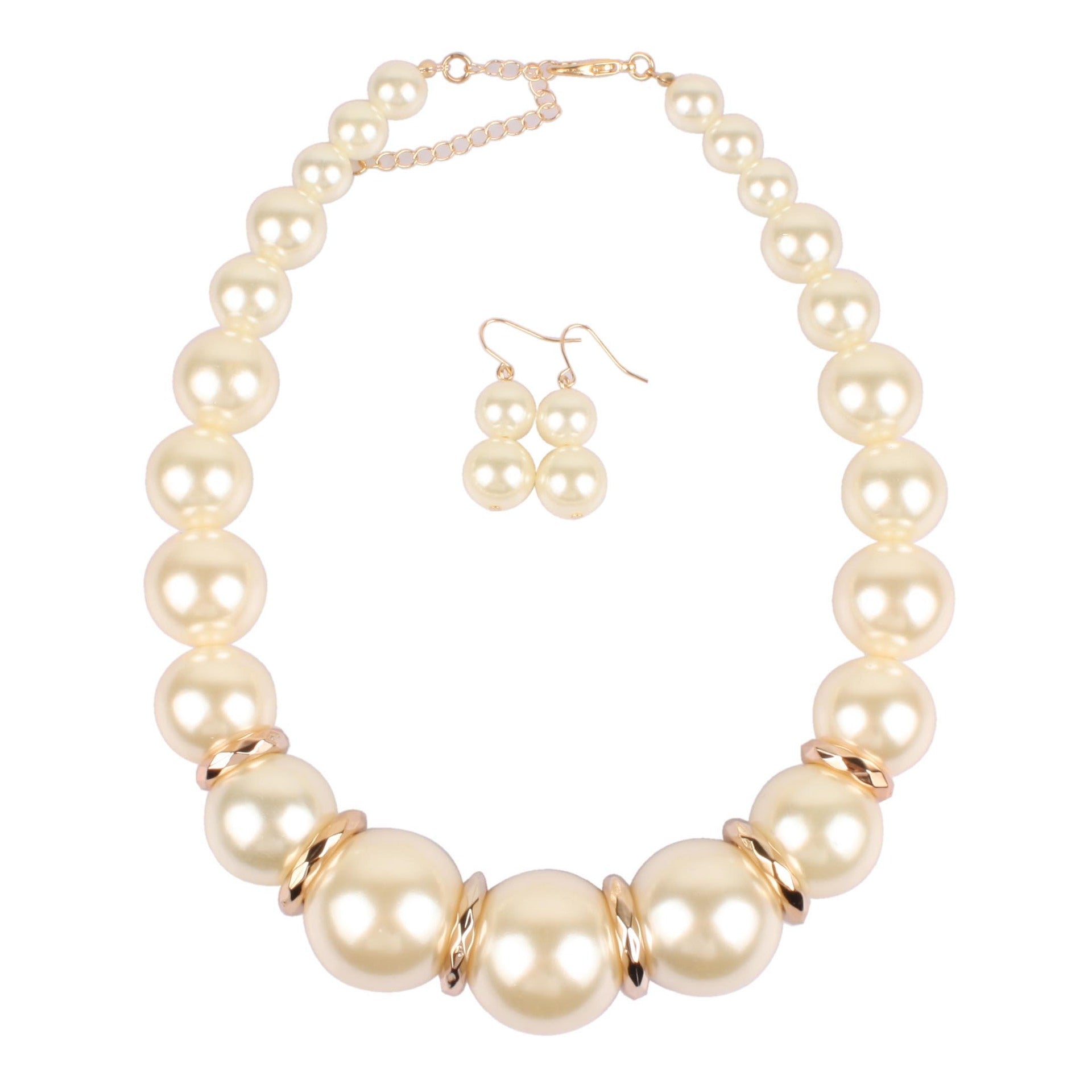 18.63 USD - Chunky bead short necklace, trendy personalized necklace worn by models on the catwalks. Exaggerated necklace