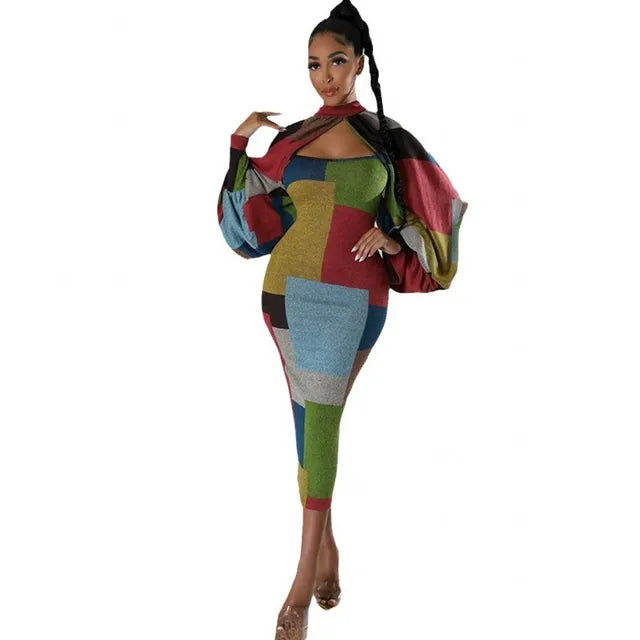Robe africaine élégante en polyester pour femme – Style musulman, abaya, dashiki, caftan, robe midi (mode turque et africaine)