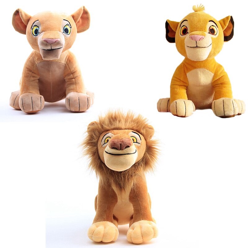 25,61 USD - Le Roi Lion - Simba, Nana, Mufasa - Peluche - Simba
