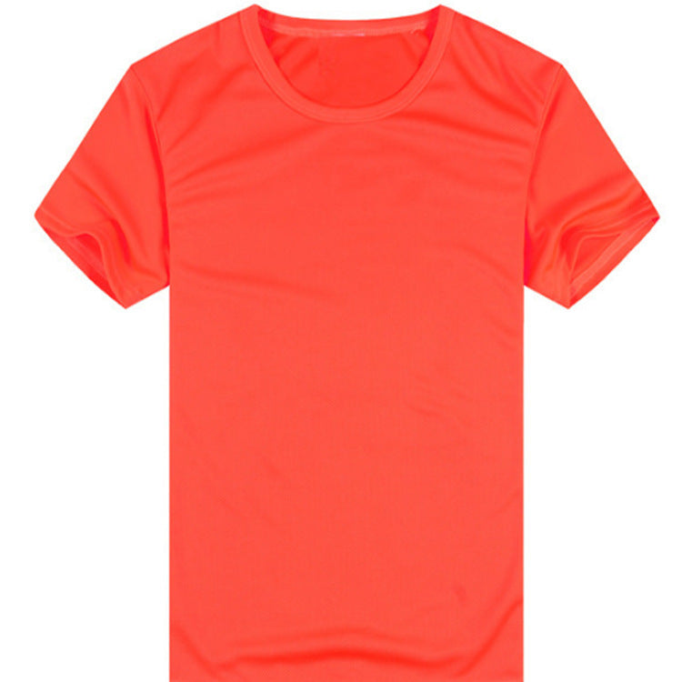25,61 USD - T-shirt de sport à manches courtes pour homme, col rond, couleur unie, déperlant, haute technologie, anti-taches et à séchage rapide, idéal pour l'été.