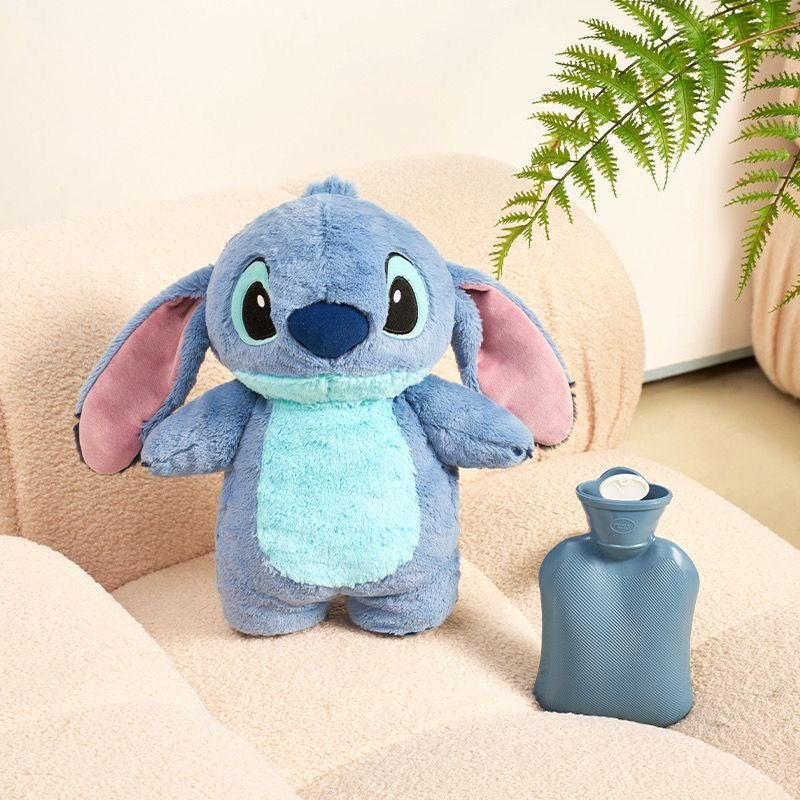 Bolsa de agua caliente de peluche inspirada en una celebridad animada