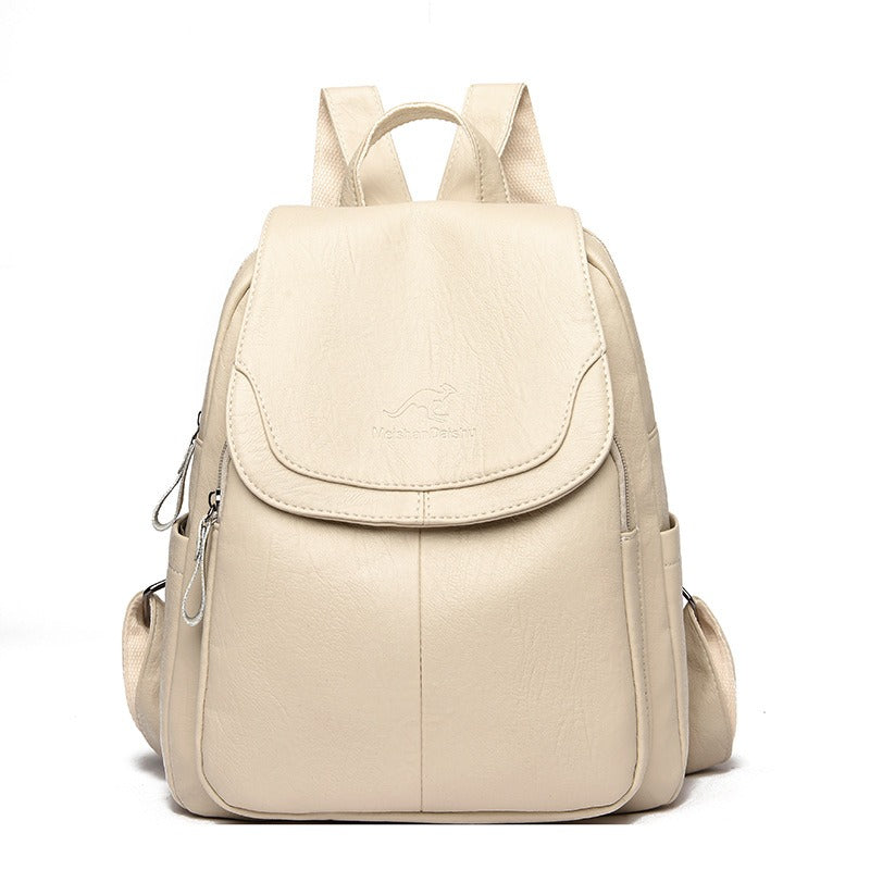$23.29 - Fashionable backpack for women, ideal for travel and students.