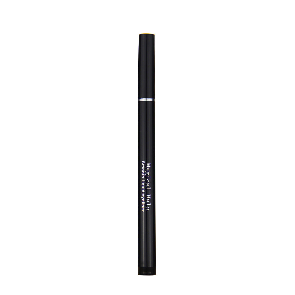 Delineador líquido Magical Halo Black, resistente al agua y al sudor, de secado rápido y larga duración.