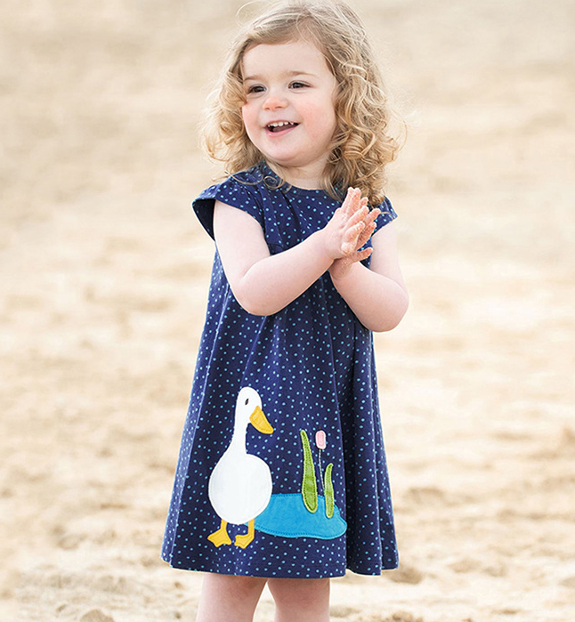 17,46 USD Robe d'été pour enfants, robe européenne et américaine pour enfants, robe en coton pour fille