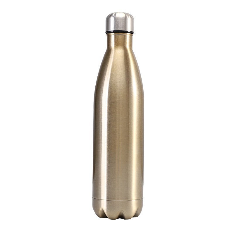 750 ml Coca-style bottle with removable bottom, outdoor sports water bottle, multifunctional stainless steel thermos.