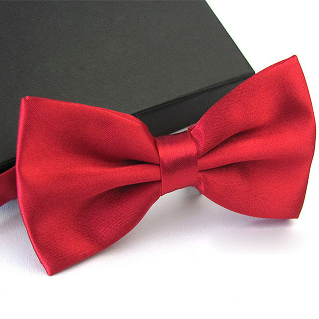 12.43 USD Nœud papillon homme, 1 pièce, style classique, en satin, idéal pour smoking, mariage ou soirée. Motif papillon ajustable.