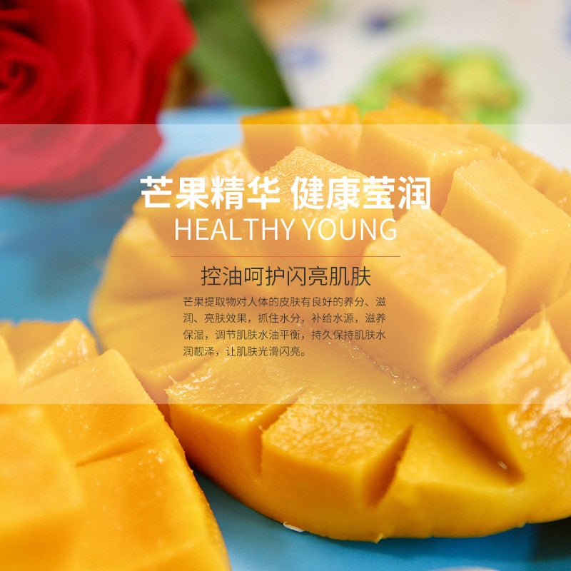 12.81 USD - ZOZU Fruit Mask Mangosteen Mango Dragon Fruit Pineapple Korean Facial Sheet Mask Anti-aging Sebum Control