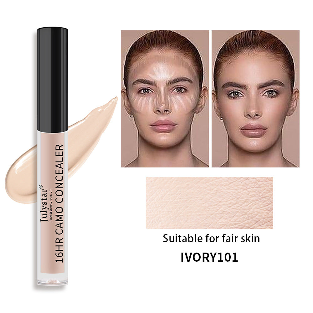 13.39 USD - New waterproof liquid concealer that doesn't require makeup remover, covering dark circles and acne marks.