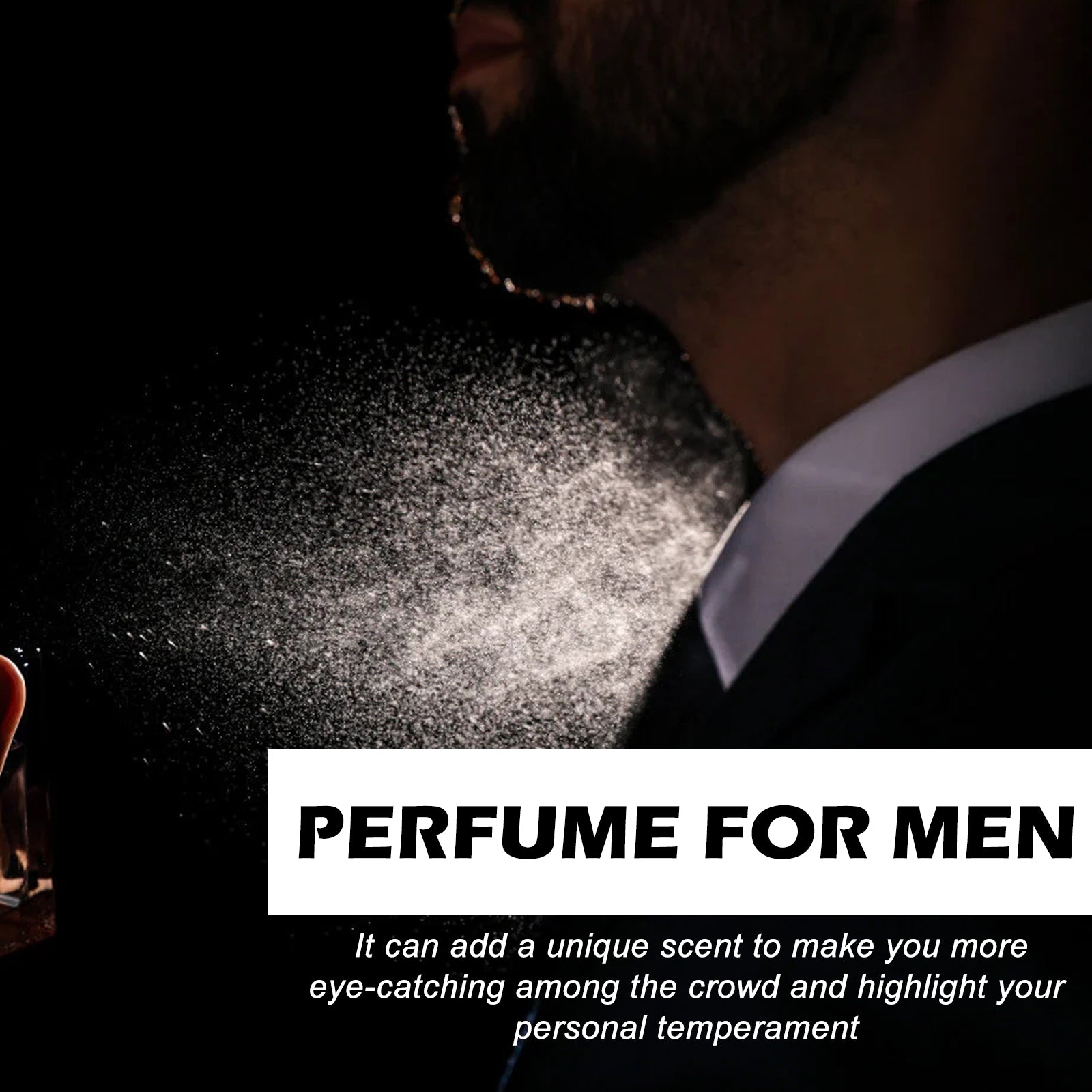Perfume para hombre, bruma corporal ligera, fragancia natural, ambiente romántico, larga duración, perfume de nicho con encanto cautivador