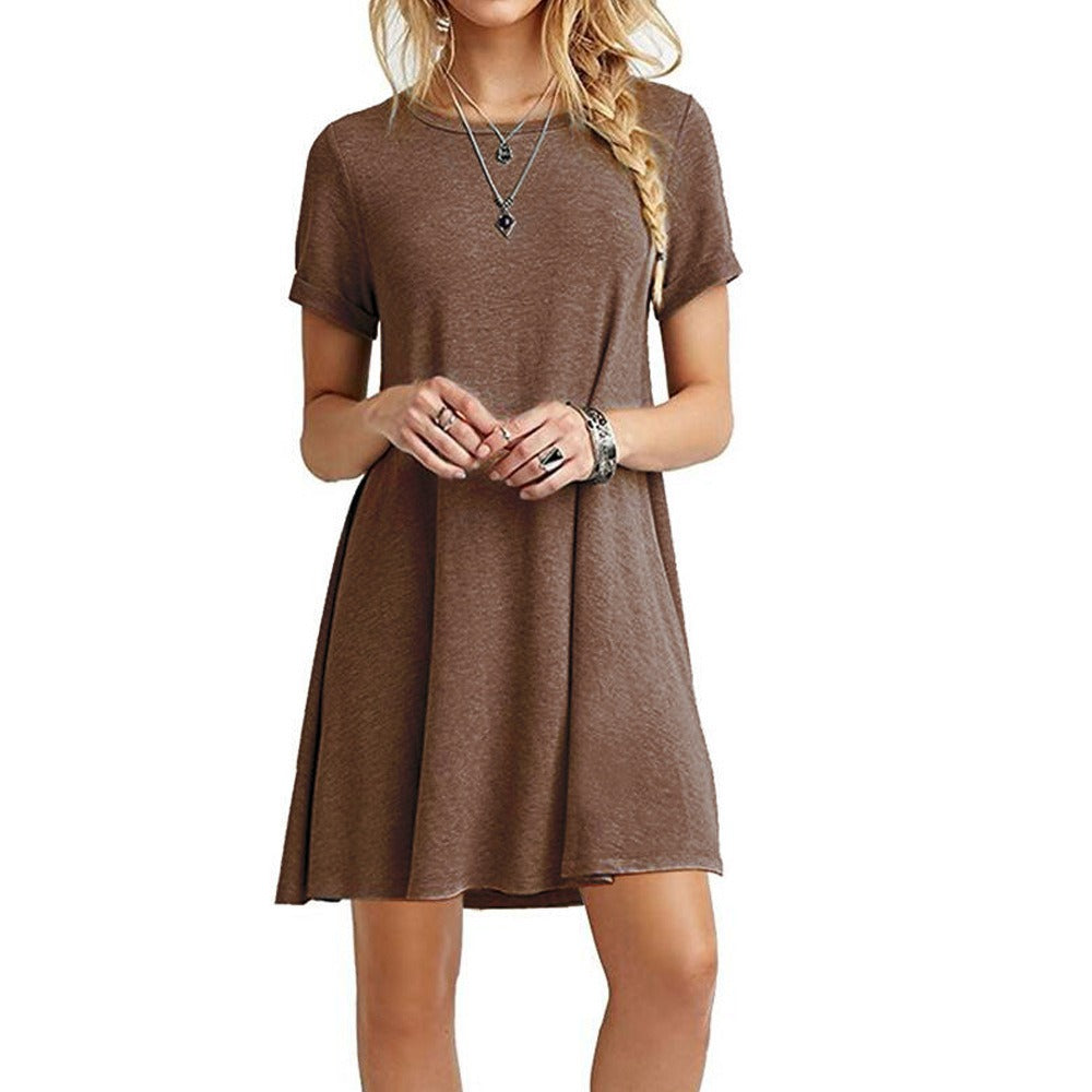 23,29 USD - Nouvelle robe à manches courtes