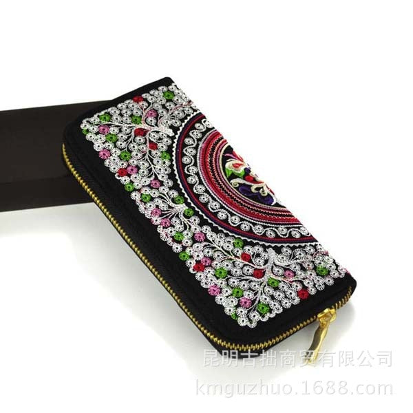 15.14 USD - chic and elegant wallets, embroidered long wallets