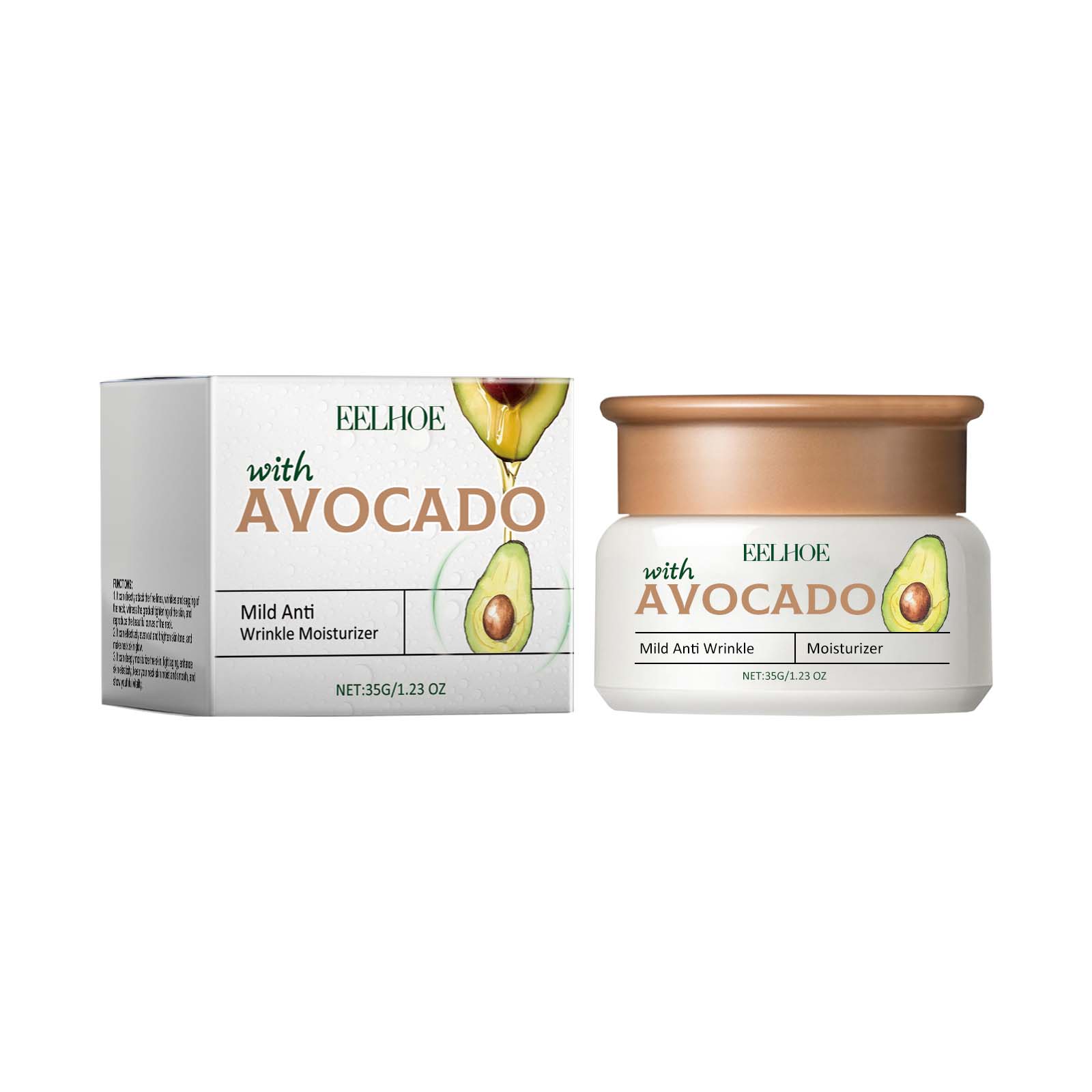 19.78 USD - Avocado anti-wrinkle cream, gentle moisturizing facial care, daily care